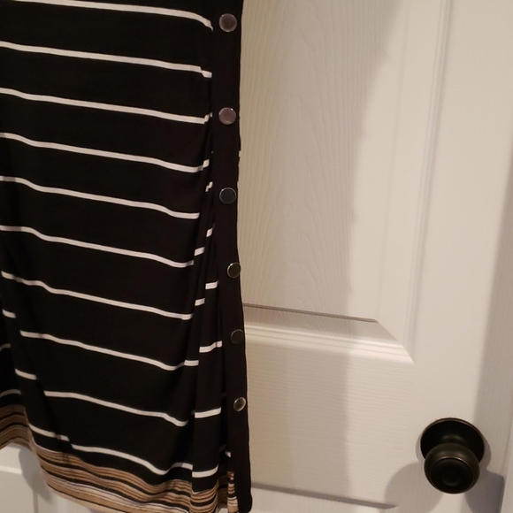 White House Black Market black & white dress - Picture 3 of 5